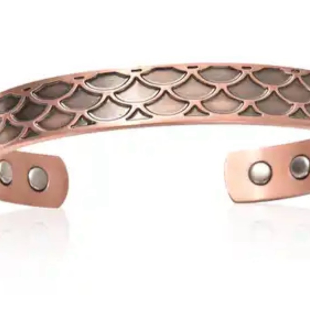Magnetic By Design Arc Pattern Cuff Bracelet, Bla… - image 7